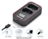 Bộ 2 pin 1 sạc đôi Kingma cho Fujifilm NP-W235 Ver 3