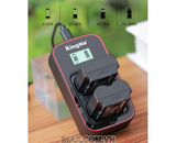 Bộ 2 pin 1 sạc đôi Kingma cho Fujifilm NP-W235 Ver 3