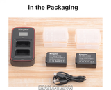 Bộ 2 pin 1 sạc đôi Ver 3 Kingma cho Nikon EN-EL25