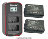 Bộ 2 pin 1 sạc đôi Ver 3 Kingma cho Nikon EN-EL25