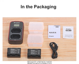 Bộ 2 pin 1 sạc đôi Ver 3 Kingma cho Sony NP-FZ100