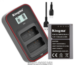 Bộ 2 pin 1 sạc đôi Ver 3 Kingma for Olympus BLN-1
