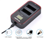 Bộ 2 pin 1 sạc đôi Ver 3 Kingma for Olympus BLS1/BLS5