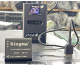 Bộ 2 pin 1 Sạc KINGMA Li90/Li92/Li-90B cho máy ảnh Olympus