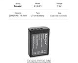 BỘ 2 PIN 1 SẠC MÁY ẢNH KINGMA BLX-1 ( FOR OLYMPUS OM-1 )