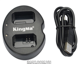Bộ 2 pin 1 sạc máy ảnh Kingma cho Canon LP-E10