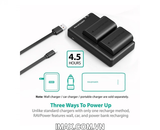 Pin Sạc Ravpower for Canon LP-E6, LP-E6N