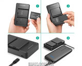 Bộ 2 pin và 1 sạc máy ảnh Ravpower for Canon LP-E10