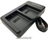 Bộ 2 pin và 1 sạc máy ảnh Ravpower for Canon LP-E10