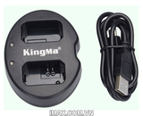 Bộ 2 viên pin và 1 sạc Kingma cho Panasonic DMW-BLF19
