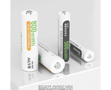 Bộ 4 pin AA-800mWh + sạc AA & AAA Beston C8022B Ni-Mh 2.4V
