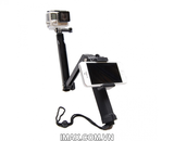 Bộ Gá kẹp điện thoại loại 2 lỗ và vòng kẹp gậy