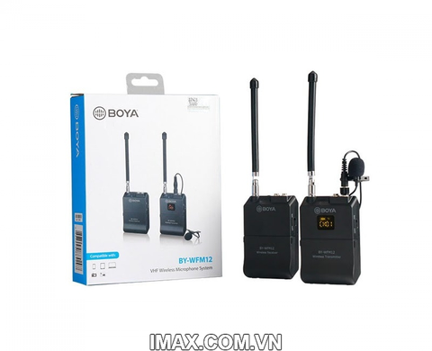 Bộ Mic thu âm Boya BY-WFM12-VHF