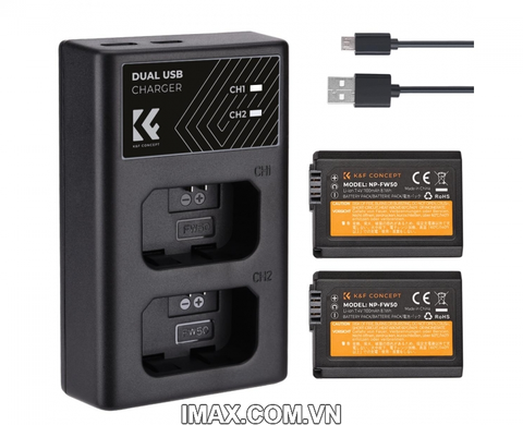Pin Sạc máy ảnh K&F Concep NP-FW50 1100mAh - KF28.0015
