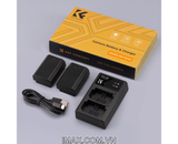 Bộ pin sạc máy ảnh K&F Concept NP-FZ100 2280mAh - KF28.0016
