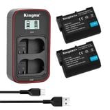 Bộ 2 pin 1 sạc đôi Ver 3 Kingma cho Nikon EN-EL15
