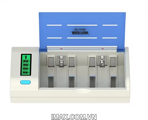 Bộ sạc pin đa năng BESTON BST-C906W sạc pin AA/ AAA, pin C, pin D, pin 9V