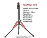 Chân đèn Beike Red Light Stands AR-189, cao 189cm thu gọn