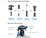 Chân máy ảnh Benro Slim Tripod Carbon - TSSL08CN00P CHÍNH HÃNG