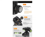 Chân máy ảnh Coman TM226CC0, Carbon