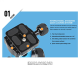 Chân máy ảnh Coman TM227AU0
