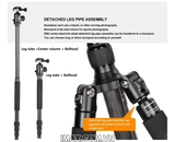 Chân máy ảnh Coman TM287CC1, Carbon