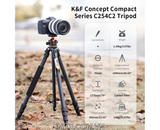 Chân máy ảnh K&F Concept A254C4+BH-35L Carbon - KF09.098