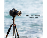 Chân máy ảnh K&F Concept C225C0+BH-25 Carbon - KF09.077V3