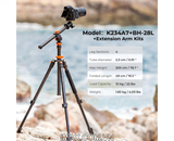 Chân máy ảnh K&F Concept  K234A7+BH-28L - KF09.087V6