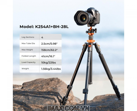 Chân máy ảnh K&F Concept K254A1+BH-28L - KF09.084V3