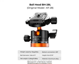 Chân máy ảnh K&F Concept K255A4+BH-28L - KF09.083V2