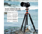 Chân máy ảnh K&F Concept K255A4+BH-28L - KF09.083V2