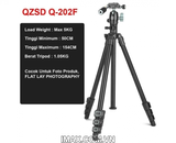 Chân máy ảnh tripod Beike Q202F, Thanh ngang