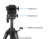 Chân máy ảnh Tripod Yunteng VCT-998