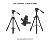 Chân máy ảnh Yunteng VCT-999RM, cao 2.06m