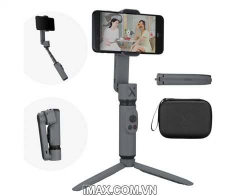 Combo Zhiyun Smooth X + chân đế + túi - Hàng chính hãng