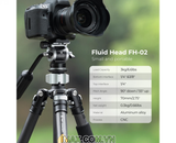 Đầu Ball K&F Concept FH-02 Xám đen - KF31.072