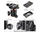 Đầu bi K&F Concept BH-25 (KF31.029V3)