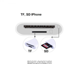 Đầu đọc thẻ 2 in 1 TF, SD cho Iphone, Ipad