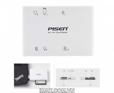 Đầu đọc thẻ đa năng Pisen 2.0