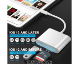 Đầu đọc thẻ TF, SD, USB- C cho Iphone, Ipad
