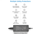 Dây nguồn nối giả pin Kingma EU plug Power adapter