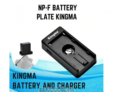 Đế gài pin BM-F980D dùng gài NP-F970/770/570 kết nối pin ảo