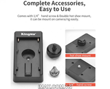 Đế gài pin BM-F980D dùng gài NP-F970/770/570 kết nối pin ảo