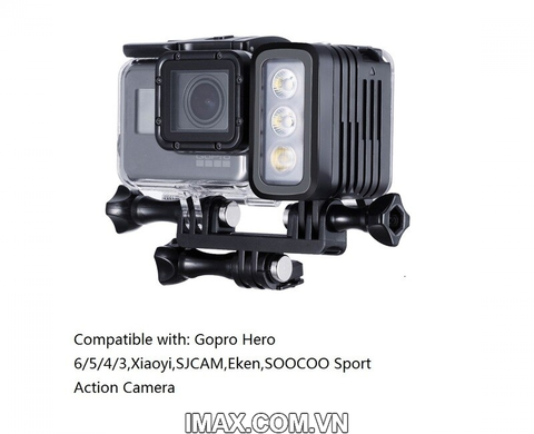 Đèn chiếu sáng không thấm nước dùng cho tất cả Camera Gopro