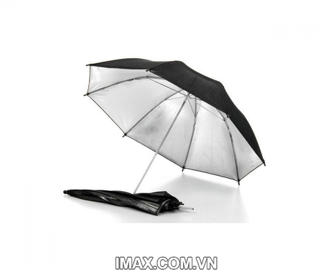 Dù hắt sáng đen trắng bán kính 43cm