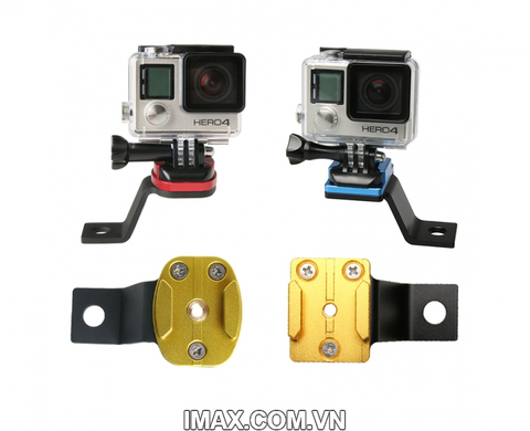 Gài Gopro vào tay gương xe máy