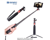 Gậy Carbon Benro SC1 có điều khiển Blutooth, có chân đế