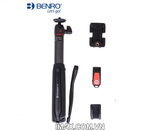 Gậy Carbon Benro SC1 có điều khiển Blutooth, có chân đế