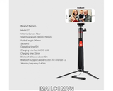 Gậy Carbon Benro SC1 có điều khiển Blutooth, có chân đế